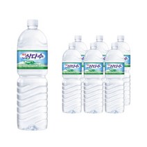 제주 안전한 삼다수 2L 또는 500ml 물배달 생수 광동제약 물 무라벨 심다수, 무라벨 그린 2리터 18병