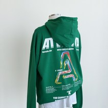 빠델 아틀란타 A 박스 오버핏 후드 티셔츠