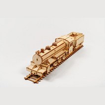 증기기관차 나무조립 모형 기차 3D퍼즐 eq 플라모델 아이장난감 toy 킷 키덜트 만들기, 상세페이지참조