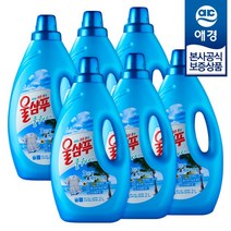 쿨워시 용기 울샴푸, 6개, 2L