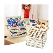 Toy Block Sorter Sifter Used for Lego Storage Brick Box for Lego Blocks Three Different Size Sorte