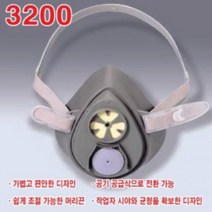 쓰리엠 페인팅 화학공장 제약 석유화학 방독면 단품