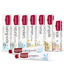 레드씰 프로폴리스 치약 구취제거 치아미백 키즈 치약 스모커스 허브 베이킹소다 SLS FREE 치약 뉴질랜드 코스트코 치약 7종, 레몬치약 100g