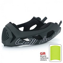 Cairbull-풀 페이스 사이클링 헬멧 남자 산악 스포츠 안전 자전거 모자 여자 Mtb 자전거 캡 자전거 헬멧 라이트 일체형 성형, M-L(56-62)cm, Black White CH