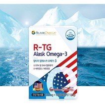 PDH 알티지 알래스카 오메가3 60캡슐, 1박스