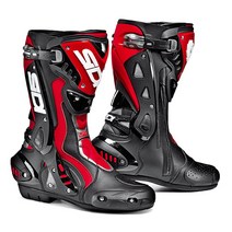 SIDI BLACK/RED STEALTH 스텔스 오토바이 바이크 라이딩 부츠, 블랙/레드