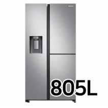 삼성전자 RS80T5190SL 푸드쇼케이스 얼음정수기 냉장고 805L
