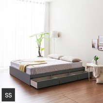 가구데코 플레인 무헤드 3서랍 슈퍼싱글 침대프레임 FO2046, 메이플 오크