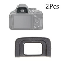 뷰파인더 n-ikon dslr d300 d3100 카메라 사진 액세서리 용 2pcs 뷰 파인더 접안 렌즈 아이 컵 보호 커버, 단일옵션