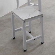 클리 1인 의자 철제 벤치 철재의자_[230321EA], 본상품선택, 01.1인_대리석무늬