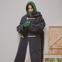 커버낫 [Covernat] 울 더플 코트 차콜