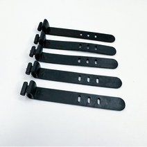 블루레이크 데스크 전선 정리 홀더, 50개, 블랙