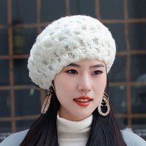 에스닉 물결 앙고라 패션 학생 레이어드 히피 손뜨개 니트 모자 빈티지 하라주쿠 두건