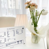 아크릴 메뉴판 주문제작 카페 스튜디오 뷰티샵 네일샵 왁싱샵 가격표 A4, 재주문