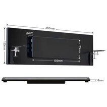 보조 모니터 휴대용 와이드 포터블 서브 4k 터치 스마트 노트북 스크린 블루투스 미러링 듀얼 HDMI USB 커브 섀시 화면 14 인치 디스플레이 diy 컴퓨터 온도 링 화면, 14인치 CNC