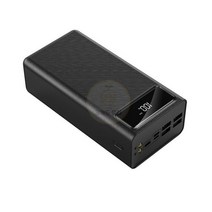 80000mAh 양방향 빠른 충전 보조베터리 대용량 야외 여행 디지털 디스플레이 외부 배터리 Xiaomi 화웨이 아이폰 호환, [01] 50001 mAh100000 mAh, [02] black