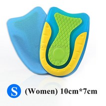 족저근막염 무지외반증 보조기 교정기 패드 발 뒤꿈치 보호대용 실리콘 젤 발 뒤꿈치 박차 패드 보호 발바, 01 S For women