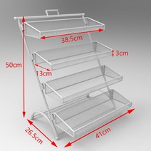 미니 진열대 다용도 소형 미니 작은 조립식앵글 렉 마트 간식 곤도라 행사장 웰런, B