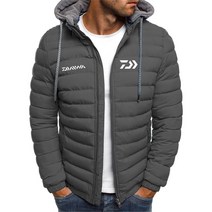 고어텍스낚시복 Daiwa-낚시자켓 남성 긴소매 아우터 의류 따뜻한 코트 퀼트 패딩 두꺼운 파카 슬림핏 윈드브레이커, [05] XXL, [03] 3