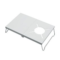 난로받침대 이중 스텐 난로 거꾸로 리버스 연통 야외 스토브 테이블 휴대용 접이식 알루미늄 합금 경량 절, 은, 01 Silver, 한개옵션1