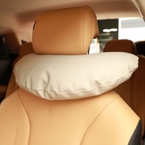 조브라운 친환경 가죽 차량용 바나나쿠션 반달쿠션 미용실쿠션, 레드