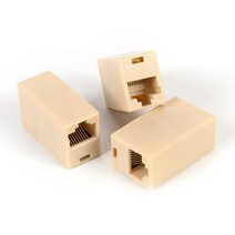 네트워크 이더넷 듀얼 스트레이트 헤드 Lan 케이블 결합 자 커플러 RJ45 CAT 5 5E 6 6a 연장 플러그 네트워, [02] 5pcs