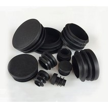 삽입 플러그 12mm-76mm 검정색 플라스틱 원형 캡 내부 보호 가스켓 파이프 볼트 가구 용 먼지 씰 엔드 커버, 10 32mm-5pcs