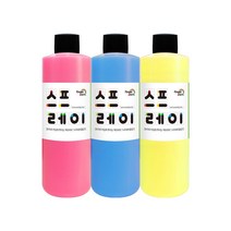 스프레이물감 리필 250ml 3색 스노우키즈 핑거페인트 유아물감 물감놀이 미술놀이 촉감놀이, 1개, 스프레이물감(리필)250ml A세트(핑크,블루,옐로우)