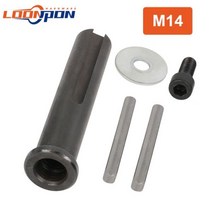 사포 샌딩기 Loonpon-스테인레스 스틸 연마 드럼 버니싱 휠 120x100x19mm 금속 나일론 와이어 폴리시 브러시 롤러 도구, [13] M14 Adapter, 15 M14 Adapter