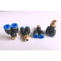 공압 부품 Y형 공압 피팅 공기 파이프 10 피스 퀵 조인트 부품 3 웨이 Pneumatic Fitting &, 03 PX6-03