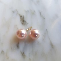 윈썸주얼리 14k GF pink 진주 귀걸이 뒷클러치 포함