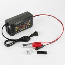 정품 12V 10A 스마트 자동차 오토바이 배터리 충전기 LCD 디스플레이 EU/US 전원 액세서리, 14.5V10A US