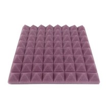 방음판 흡음 보드 방음재 흡음재 스튜디오 어쿠스틱 방음 폼 피라미드 사운드 흡수 처리 패널 타일 보호 스폰지 미터 드런 룸 개, 퍼플