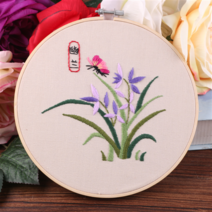 프랑스자수 DIY 패키지, 13 난초 20cm, 1개