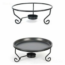 [ FNC ] 29.8cm 낮은 피자팬 워머기 고체알콜 스탠드 17호 SET CO009538, 에프엔씨쿠팡 본상품선택