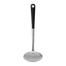 이케아 옐테 스키머 블랙 실버 34cm 스테인리스