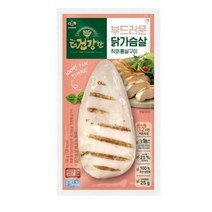 (냉장)[CJ제일제당]더건강한 닭가슴살 직화통살구이100g, 100g, 5개
