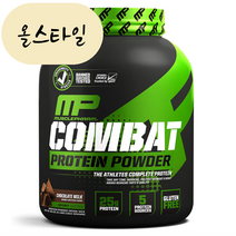 올스타일 MP 머슬팜 컴뱃 프로틴 단백질 파우더 1.8kg 52서빙 초콜릿밀크 헬스보충제, 1개