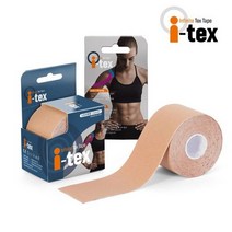 국산 아이텍스 키네시올로지 테이프 1롤 / 손목 무릎 어깨 허리 테이핑, 7.5cm x 5m (1롤)