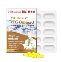 팔일오 비보메가 클린알티지 오메가3 1202mgX60캡슐 2개월분, 202.2mgX60캡슐/ 총60회분, 1박스