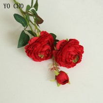 프리저브드플라워 프리저보드플라워박스 디퓨저 돔 미니 재료 yo cho rose 인공 꽃, 빨간색