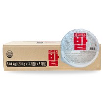 마자킹 백미 즉석밥 마트킹밥, 210g, 24개입
