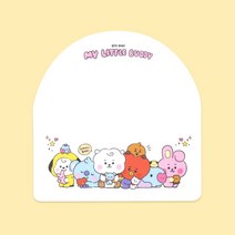 로이체 BT21 리틀버디 베이비 마우스패드, 화이트(BT21-RPP-3E-BUD), 1개