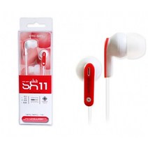 일음쇼핑^^m샤워 이어폰 OTC-SH11.레드 칼국수 휴대 커널형 칼국수선 스마트 플랫 심플 칼국수줄 꼬임방지 패션일medi^^, ab^^선택없는