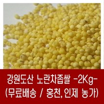 [다온농산] 2022년산 강원도산 노란차조/차좁쌀 -2Kg- 홍천/인제농가