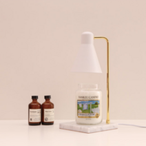 아트박스/세레스홈 디어 캔들 워머_대리석 [단품+할로겐전구+양키캔들], 화이트/웨딩데이