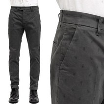 지아니루포 슬림핏 GN21280 페이즐리 남자 치노팬츠(GR)