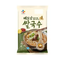 CJ더마켓 즉석식품 밀키트 간편식품 탑티어 베트남 쌀국수 밀키트 쌀국수면 숙주나물 국수 냉면 375G, 7개