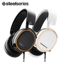 (스틸시리즈 (헤드셋 Arctis 5 2019 (가상7.1ch/RGB(이도컴퍼니 정품 White 스틸시리즈/헤드셋/이도컴퍼니/가상/정품, 블랙