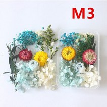 비누 양초 만들기용 압축 건조 꽃 안개꽃 홈 데코, M3